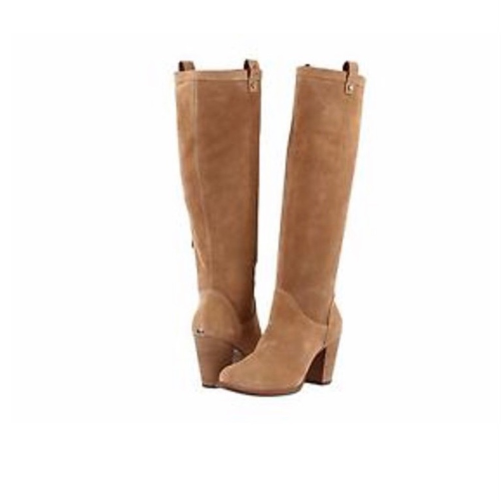 UGG Women's Ava Suede Knee High Heel Boots size 8